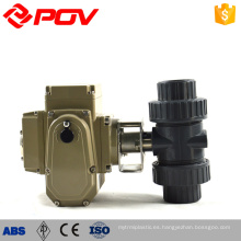 Válvula de agua Válvula de accionamiento eléctrico modulante de PVC
